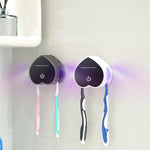 Portable USB Rechargeable Toothbrush Sterilizer with UV Sterilization