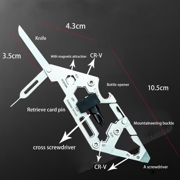 7 In 1 Smartphone SIM Card Eject Tool With Keyring Multifunctional Mini Portable Tool, 7 In 1