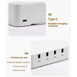 Smart UV Disinfection Toothbrush Holder With Punch-Free Installation