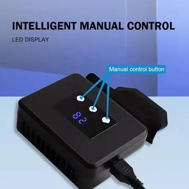 For Nintendo Switch 2 / Switch Console Exhaust Radiator With Temperature Display data, RDS-2827 White, RDS-2827  Black