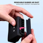 For Nintendo Switch 2 / Switch Console Exhaust Radiator With Temperature Display data, RDS-2827 White, RDS-2827  Black