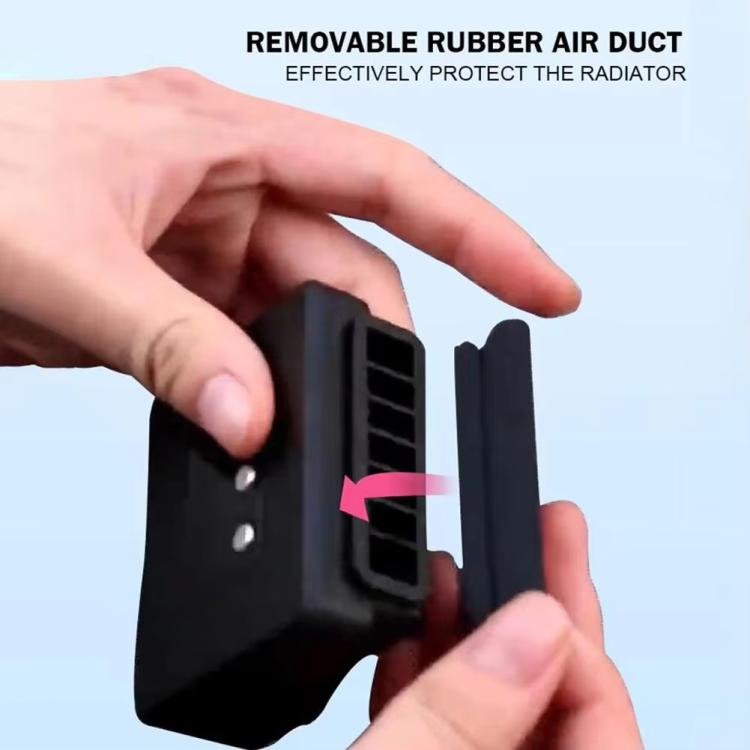 For Nintendo Switch 2 / Switch Console Exhaust Radiator With Temperature Display data, RDS-2827 White, RDS-2827  Black