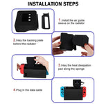 For Nintendo Switch 2 / Switch Console Exhaust Radiator With Temperature Display data, RDS-2827 White, RDS-2827  Black