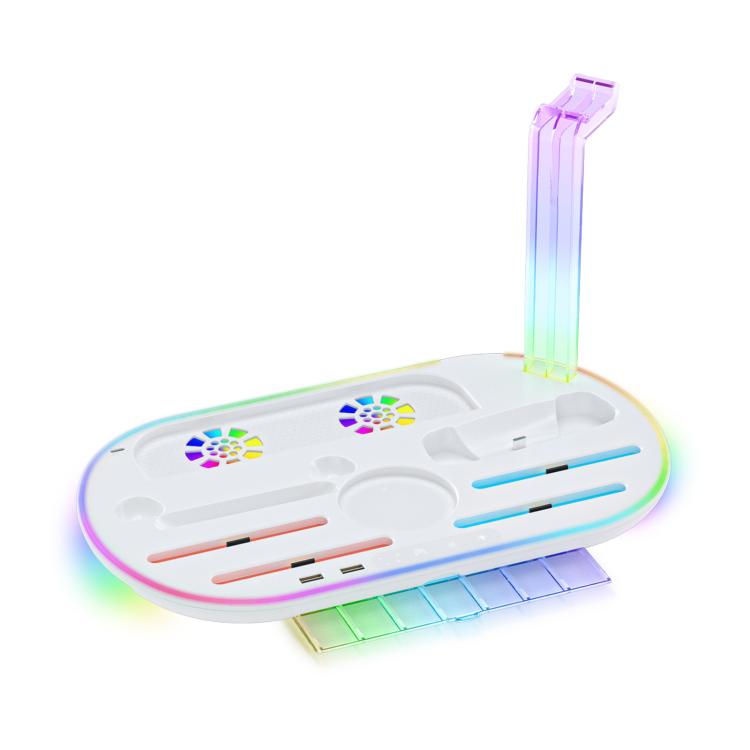 For Nintendo Switch 2 JYS NS2322 With RGB Light Charging Base Cooling Charging Storage Integrated Base