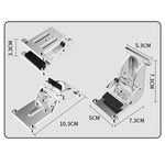 90-degree Self-Locking Folding Hinge Table Chair Bed Leg Foldable Support Brackets