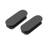 2pcs /Pack No Drill Adhesive Cabinet & Drawer Pull Handles For Glass Windows, Kitchen Doors, Furniture