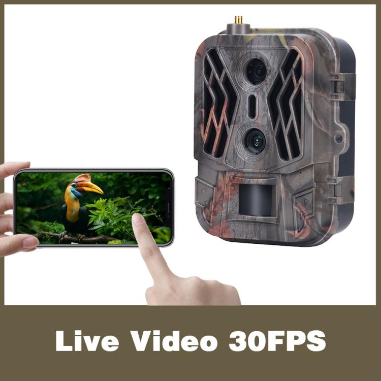 Dual Lens 4K 4G Outdoor Tracking Camera With Remote Mobile Control For Real-Time Photo Viewing, HC-950Pro-Li