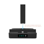 For Nintendo Switch 2 & Joy-Con Controllers KJH Charging Dock With Ambient Lighting, PG-SW2130 White, PG-SW2130 Black