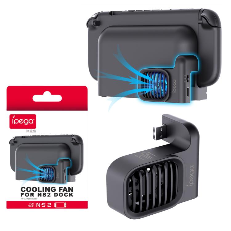 For Nintendo Switch 2 ipega Console Dock Cooling Fan Radiator With Adjustable Speed, PG-SW2206