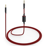 For Logitech Astro A10 / A40 / A30 2m Gaming Headset Cable Braided Audio Cable, Black Button, Black White Button, Gray Black Button, Black Tuning, Blue Tuning, Gray Tuning, Red Black Square, Black Square