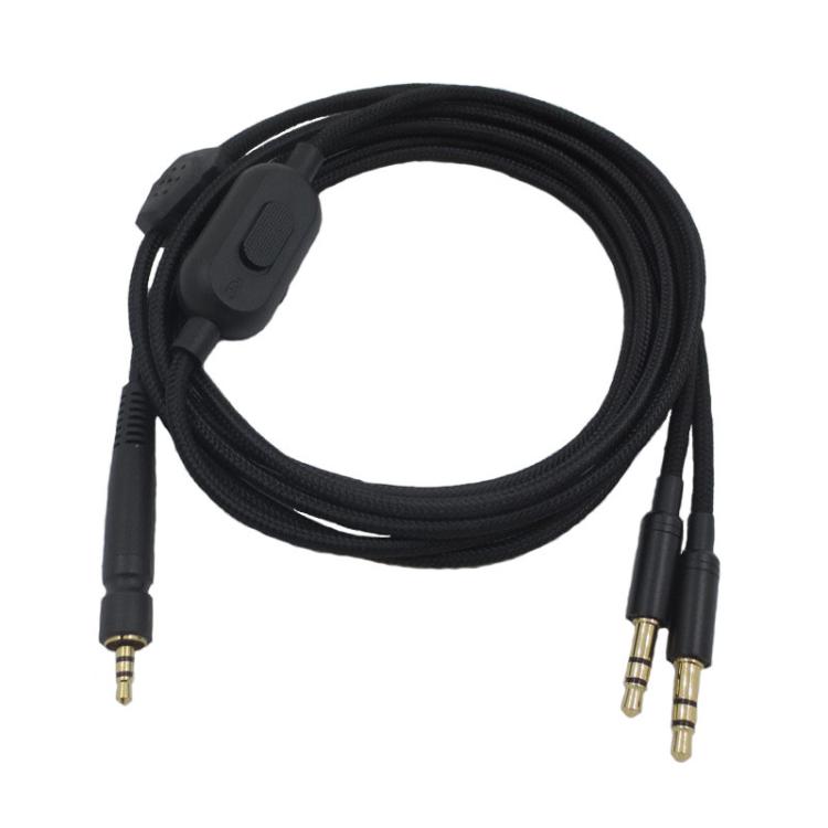 2m Tuning Edition Headphone Cable For Sennheiser GAME ONE / GAME ZERO / PC 373D / GSP350 / GSP500 / GSP600, Single Plug, Dual Plug