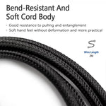 2m Tuning Edition Headphone Cable For Sennheiser GAME ONE / GAME ZERO / PC 373D / GSP350 / GSP500 / GSP600, Single Plug, Dual Plug