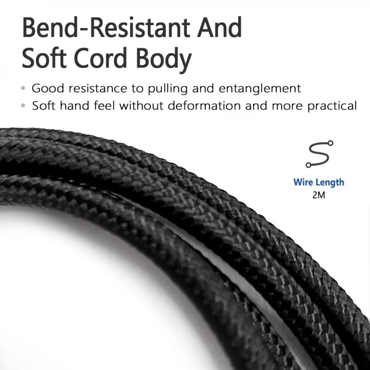 2m Tuning Edition Headphone Cable For Sennheiser GAME ONE / GAME ZERO / PC 373D / GSP350 / GSP500 / GSP600, Single Plug, Dual Plug