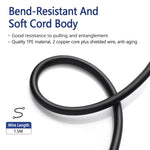 1.5m Mini Pin USB TPE Earphone Cable For SteelSeries Arctis Prime / 3 / 5 / 7 / Pro, ZS0271