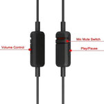 For Beyerdynamic MMX300 2.45m Headphones Audio Cable, PC Version, ZS0255