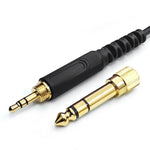 1.2m Headphone Spring Audio Cable, For Pioneer HDJ-CUE1 / HDJ-X7 / HDJ-S7 / HDJ-X5 / HDJ-S7, Curved Plug, Straight Plug
