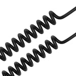 1.2m Headphone Spring Audio Cable, For Pioneer HDJ-CUE1 / HDJ-X7 / HDJ-S7 / HDJ-X5 / HDJ-S7, Curved Plug, Straight Plug