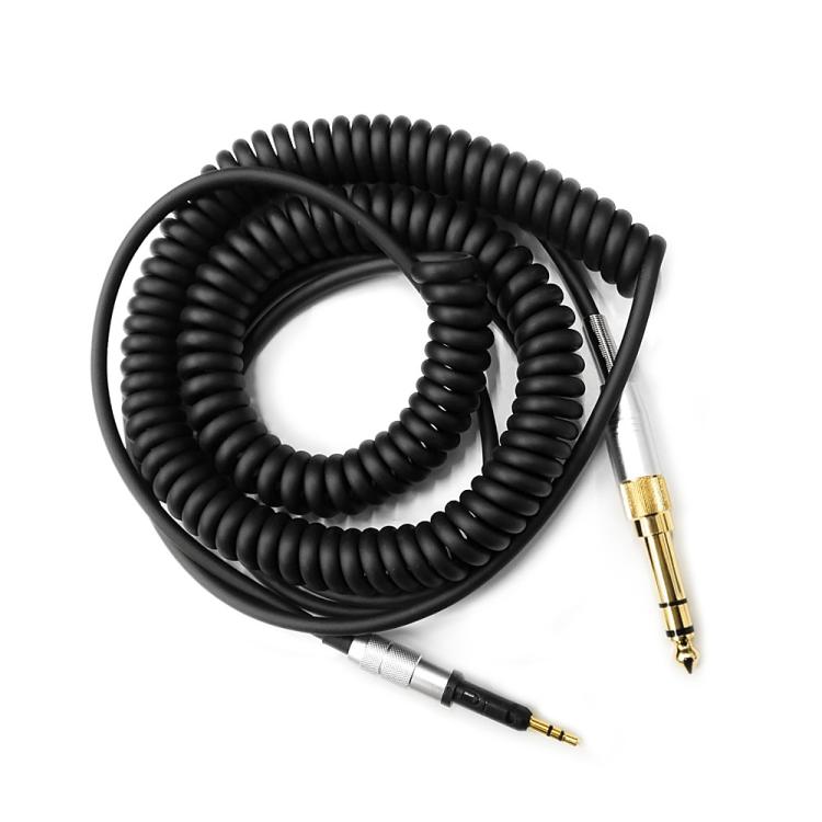 2.5mm To 3.5mm+6.35mm Plug 1.5m Spring-Loaded Headphone Cable,For Sennheiser HD6 / HD8 / HD7 / HD598, ZS0245