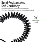 2.5mm To 3.5mm+6.35mm Plug 1.5m Spring-Loaded Headphone Cable,For Sennheiser HD6 / HD8 / HD7 / HD598, ZS0245