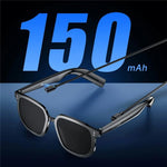 V1 Pro Smart Glasses Support Bluetooth Calling/Music Control/Camera Remote/Voice Assistant, 2×150mAh Battery For Work & Travel, V1 Pro