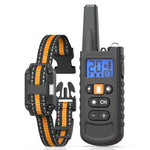 Remote Control Dog Barking Control With Shock Collar, Yellow One-To-One, Yellow One-To-Two, Orange One-To-One, Black One-To-One