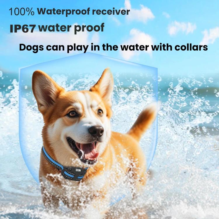 Remote Control Dog Barking Control Device Waterproof Electric Shock Collar, One To One, One To Two