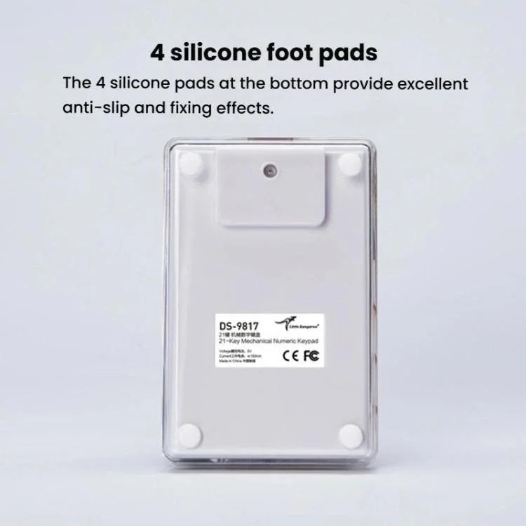 Little Kangaroo DS-9817 Backlit Non-Switching Wired Numeric Keypad Financial Business Banking Keyboard, DS-9817