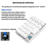 Little Kangaroo DS-9817 Backlit Non-Switching Wired Numeric Keypad Financial Business Banking Keyboard, DS-9817