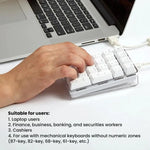 Little Kangaroo DS-9817 Backlit Non-Switching Wired Numeric Keypad Financial Business Banking Keyboard, DS-9817