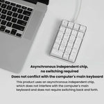 Little Kangaroo DS-9817 Backlit Non-Switching Wired Numeric Keypad Financial Business Banking Keyboard, DS-9817