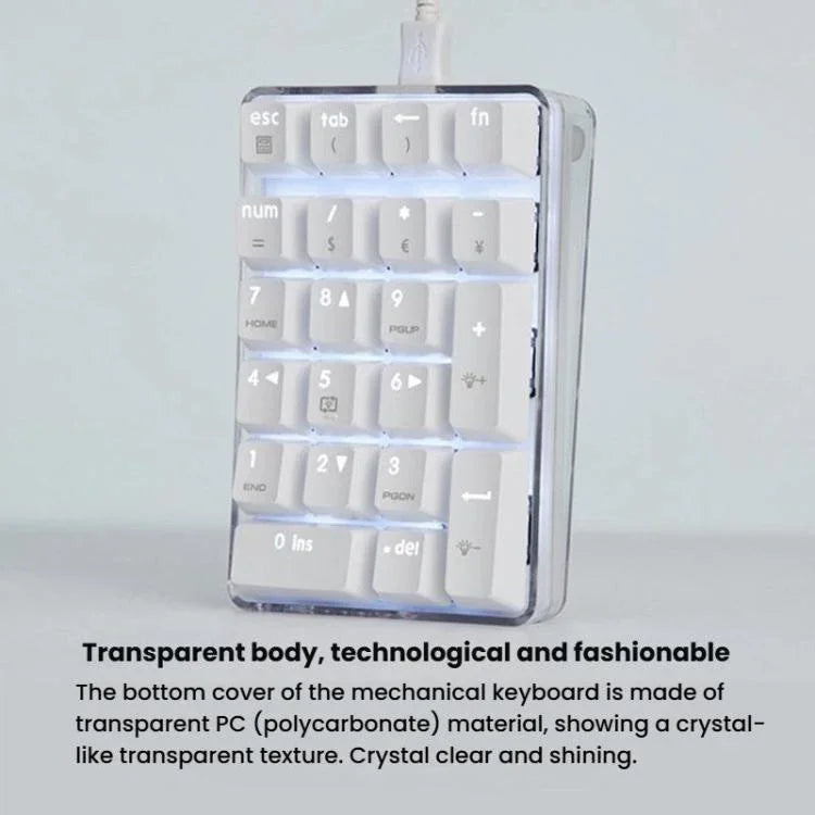 Little Kangaroo DS-9817 Backlit Non-Switching Wired Numeric Keypad Financial Business Banking Keyboard, DS-9817