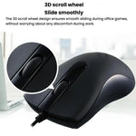 Little Kangaroo DS-917 1000DPI Ergonomic Optical Wired Mouse Laptop Mouse For Office Gaming, DS-917 USB