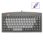 Little Kangaroo DS-9827 88 Key Wired Keyboard With Magnetic Ring Laptop Industrial Office Keyboard, PS2, USB