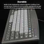 Little Kangaroo DS-9827 88 Key Wired Keyboard With Magnetic Ring Laptop Industrial Office Keyboard, PS2, USB