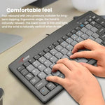 Little Kangaroo DS-9827 88 Key Wired Keyboard With Magnetic Ring Laptop Industrial Office Keyboard, PS2, USB