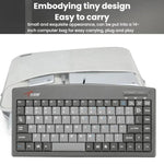 Little Kangaroo DS-9827 88 Key Wired Keyboard With Magnetic Ring Laptop Industrial Office Keyboard, PS2, USB