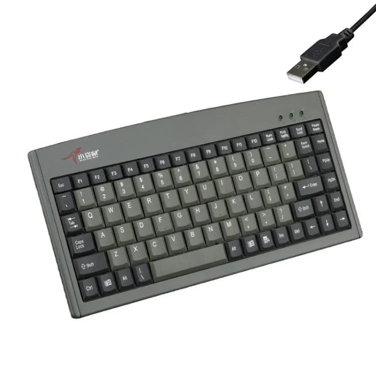 Little Kangaroo DS-3000 88 Key Wired Keyboard With Magnetic Ring Laptop Industrial Office Keyboard, PS2, USB