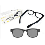 AIMB-V3 Smart Glasses With Interchangeable Sunglasses + Blue Light Blocking Lenses, AIMB-V3