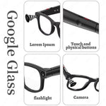 AIMB-G1 Smart Glasses with 5MP Camera & Real-Time AI Translation 1080P Stabilized Video, 3 Lens Kit, AIMB-G1
