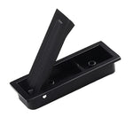 Cabinets Recessed Invisible Door Handle Concealed Grooved Rotatable Rectangular Handle For Furniture