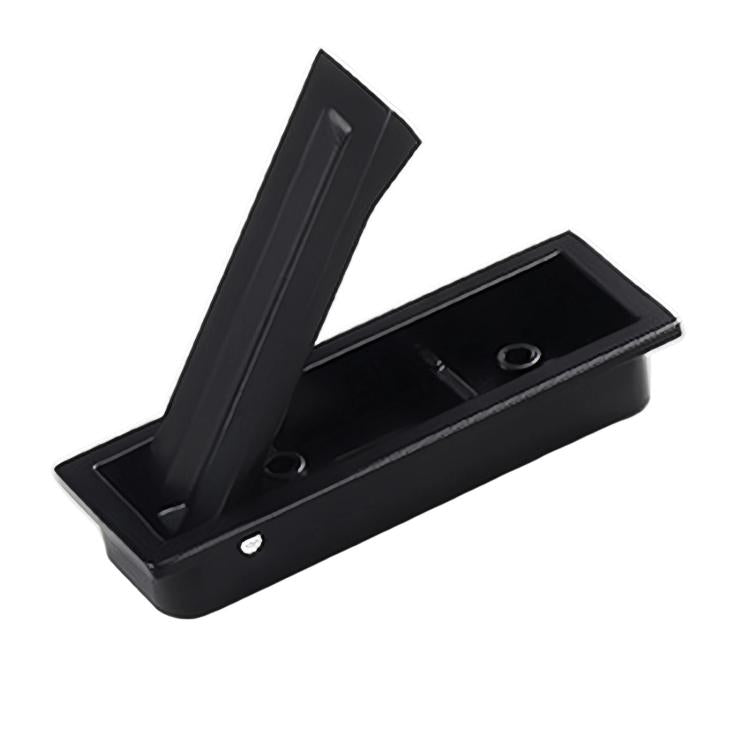 Cabinets Recessed Invisible Door Handle Concealed Grooved Rotatable Rectangular Handle For Furniture