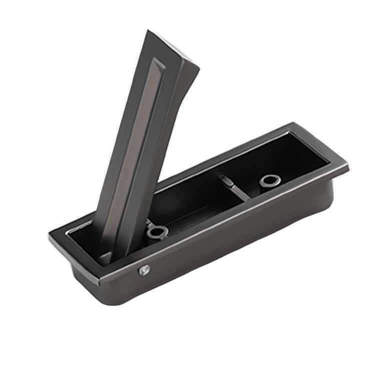 Cabinets Recessed Invisible Door Handle Concealed Grooved Rotatable Rectangular Handle For Furniture