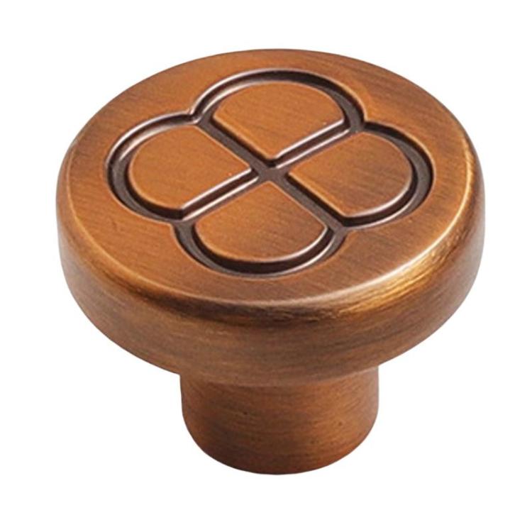 Vintage Flower Cabinet Door Handle Zinc Alloy Handle For Drawers Wardrobes, Single Hole Coffee, 96mm Coffee, 128mm Coffee, Single Hole Grey, 96mm Grey, 128mm Grey, Single Hole Brushed Copper, 96mm Brushed Copper, 128mm Brushed Copper