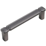 Vintage Cabinet Door Handle Zinc Alloy Handle For Drawers Wardrobes, Single Hole Coffee, 96mm Coffee, 128mm Coffee, Single Hole Grey, 96mm Grey, 128mm Grey, Single Hole Brushed Copper, 96mm Brushed Copper, 128mm Brushed Copper