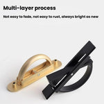 Recessed Groove Concealed Handle For Cabinets Embedded Rotating Flip-Top Handle, 4206-85mm Brushed Strip, 4206-85mm Matt Black Strip, 4206A-85mm Sanding Nickel Belt, 4209-80mm Brushed Strip, 4209-80mm Matt Black Strip, 4209-80mm Brushed Copper Strip