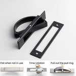 Recessed Groove Concealed Handle For Cabinets Embedded Rotating Flip-Top Handle, 4206-85mm Brushed Strip, 4206-85mm Matt Black Strip, 4206A-85mm Sanding Nickel Belt, 4209-80mm Brushed Strip, 4209-80mm Matt Black Strip, 4209-80mm Brushed Copper Strip