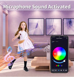 Compatible With Tuya WIFI & Bluetooth Recessed Ceiling Light RGB+CW+WW Dimmable LED Downlight, 5W 2.5inch, 7W 3.5inch, 10W 4inch, 15W 6inch