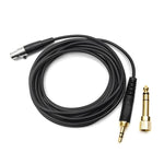 6.35mm Plug Headphone Cable for AKG Q701 Q702 K712 K240, 1.5-4.5m Spring, 3m Straight