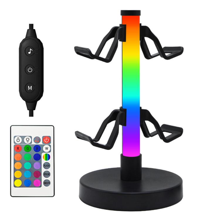 KBB-81 RGB Gaming Controller Headphone Stand Ambient Light Stand, Wired Control, Wired Control+Remote Control, Wired Control+Remote Control+Bluetooth App
