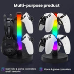 KBB-81 RGB Gaming Controller Headphone Stand Ambient Light Stand, Wired Control, Wired Control+Remote Control, Wired Control+Remote Control+Bluetooth App